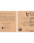 4 Pack Organic Vanilla Bean &