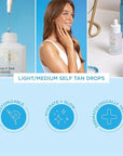 Bondi Sands Self Tan Drops -Light/Medium 1.01 FL OZ
