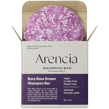 ARENCIA Bora Bora Dream Shampoo Bar - Volumizing, Color Protecting for Curly and All Hair Types - Vegan, pH Balanced, Sulfate-Free, Eco-Friendly