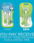 Gillette Venus Extra Smooth Green Disposable Women's Razors - 2 Count (Pack of 2)