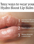 Neutrogena Hydro Boost Hyaluronic Acid, Unscented Lip Balm Leaves Lips Feeling Hydrated, Sheer Ice Nude Lip Balm with a Sweet Sugar Flavor, Fragrance Free, 0.5 oz
