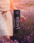 Ellovi Natural Lip Butter Lip Balm - Lavender - Pure Enough to Eat - Made With Just 6 Vegan Ingredients - 100% Natural & Organic Moisturizing Lip Care for All Day Hydration (Single)