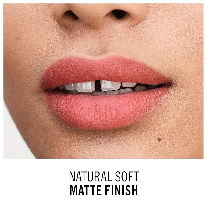 Rimmel Lasting Finish Matte Lipstick - All-Day Intense Lip Color with Exclusive Ruby and Diamond Complex - 560 Crimson Desire, .14oz