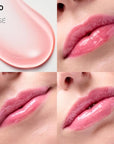 L'Oreal Paris Plump Ambition pH Hyaluron Lip Oil, Color Shifting Lip Tint with 24HR Hydration, Volumizing Shine and Lasting Color, 020 pH Rosé