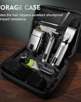 Suttik Professional Hair Clippers Set for Men, Electric Foil Shavers for Men, Barber Kit Clipper and Trimmer Set with Travel Case