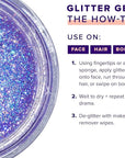 UNICORN SNOT Holographic Face Glitter & Body Glitter Gel | Holiday Glitter Makeup: Stocking Stuffers & Christmas Gift | Hair Glitter, Vegan & Cruelty-Free, 1.7 oz 3-Pack (Flamingo/UV/Bling)