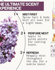 Pacifica French Lilac Spray Perfume – Clean Vegan Floral Fragrance for Women, Fresh-Cut Lilac & Powdery Magnolia Notes, Long-Lasting Romantic Spring Scent, 1 oz