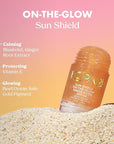 Kopari Sun Shield On-The-Glow Sheer Sunscreen Stick SPF 40, Sweat and Water Resistant Roll On Sunscreen For Face and Body with Vitamin E and Bisobolol, 1oz