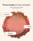 Live Tinted Huebeam Gradient Blushing Bronzer - Lightweight, Highly-Pigmented, Buildable & Blendable - Sunkissed, Glowy, Even Toned Skin Face Blush and Bronzer - Sonoran Sunrise