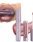 Runway Rogue LuxGloss Lip Gloss, High-Pigment Shimmery Rose-Gold Lip Gloss, ‘Fashion Week’