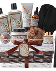 Fathers Day Gifts for Men for Dad Bath and Body Gift Basket For Women & Men Spa Gift Basket Coconut Almond 16 Pcs Bath Gift Set With Fragrant Lotion, Home Spa Luxurious Bath Body Oil, Diffuser & More