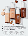L'Oreal Paris True Match Super-Blendable Foundation, Medium Coverage Liquid Foundation Makeup, W0.5, Light, 1 Fl Oz