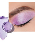 Oulac Purple Cream Eyeshadow also for Highlighter Large Capacity Highly Pigmented Eye Shadow Waterproof &Long Lasting with Moisturizing Formula, Shimmer Glitter Eye Makeup. 6g.(19)