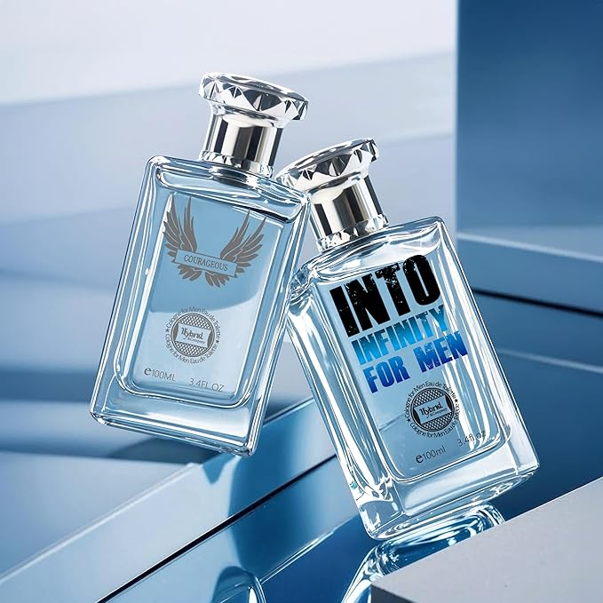 Hybrid & Company Mens 2 Pcs Courageous Into Infinity Eau De Perfum Vaporisateur Natural Spray