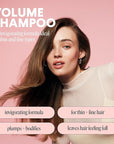 MONDAY Haircare VOLUME Shampoo with Hydrolyzed Collagen & Macadamia Oil for Thin, Fine & Flat Hair 798 mL
