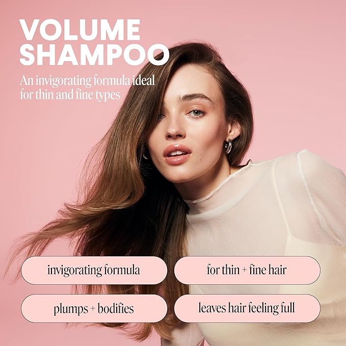 MONDAY Haircare VOLUME Shampoo with Hydrolyzed Collagen & Macadamia Oil for Thin, Fine & Flat Hair 798 mL