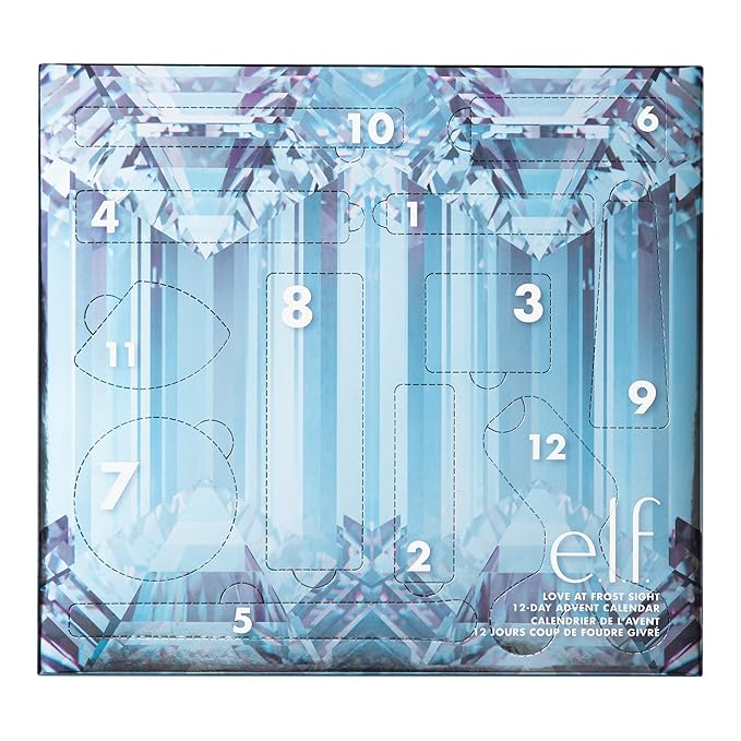 e.l.f. Love at Frost Sight 12-Day Advent Calendar 2025, Skincare Essentials & Festive Makeup In Limited-Edition Shades, Vegan & Cruelty-Free
