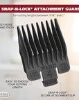Wahl Clipper Cordless Chrome Pro Hair Clippers for Men and Battery Hair Trimmer Combo for Full Haircuts and Touch-Up Trims – Model 3026590