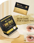 Under Eye Patches (30 Pairs), 24K Gold Under Eye Mask for Puffy Eyes, Dark Circles,Bags and Wrinkles with Collagen,Relieves Pressure and Reduces Wrinkles,Revitalises and Refreshes Your Skin
