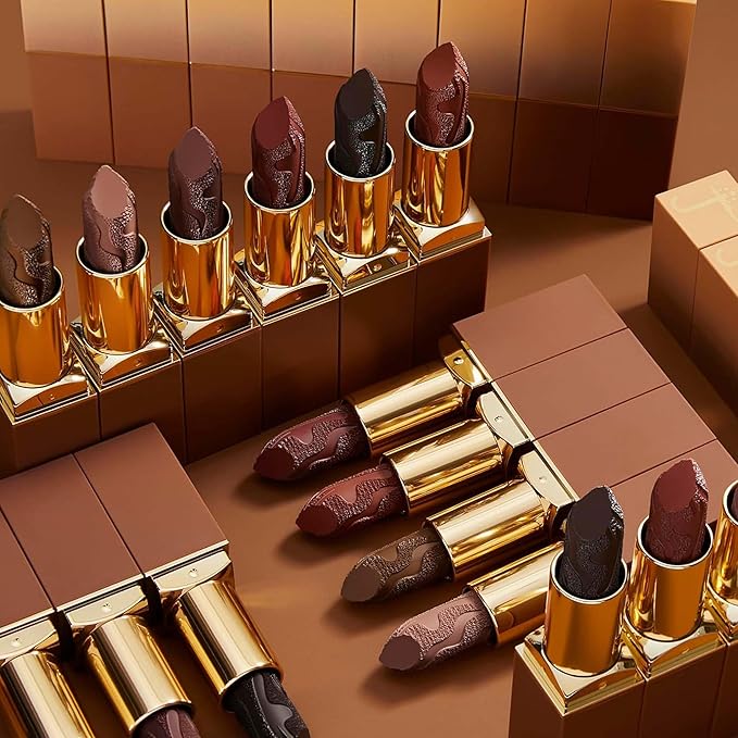 Juvia's Place Nubian Earth Matte Lipstick Sheeba - Hydrating Long-lasting Lipstick, Richly Pigmented Lip Makeup, Creamy with Matte Finish Beauty & Lip Care Product