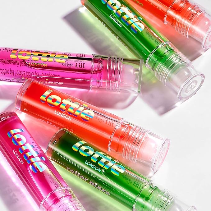 Roller Glaze in Feeling Grape, color changing nourishing lip oil which adapts to the natural pH in your lips