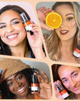 Vitamin C Face Serum - USA Made with Natural & Organic Ingredients, Skin Brightening Vitamin C Serum for Face for Women, Discoloration Correcting & Anti Aging Facial Formula with Antioxidants