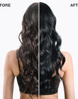 IGK Permanent Hair Dye Color Kit | 1B Moon Dance - Darkest Blue Black | 100% Gray Color Coverage + Strengthen + Shine | Ammonia Free