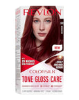 Revlon ColorSilk Tone + Gloss + Care Demi Permanent Hair Color, Dye Kit with Leave-In Scalp and Haircare Serum, 2x Shinier, 4x Stronger, 5RR Medium Red, 4.5 fl oz