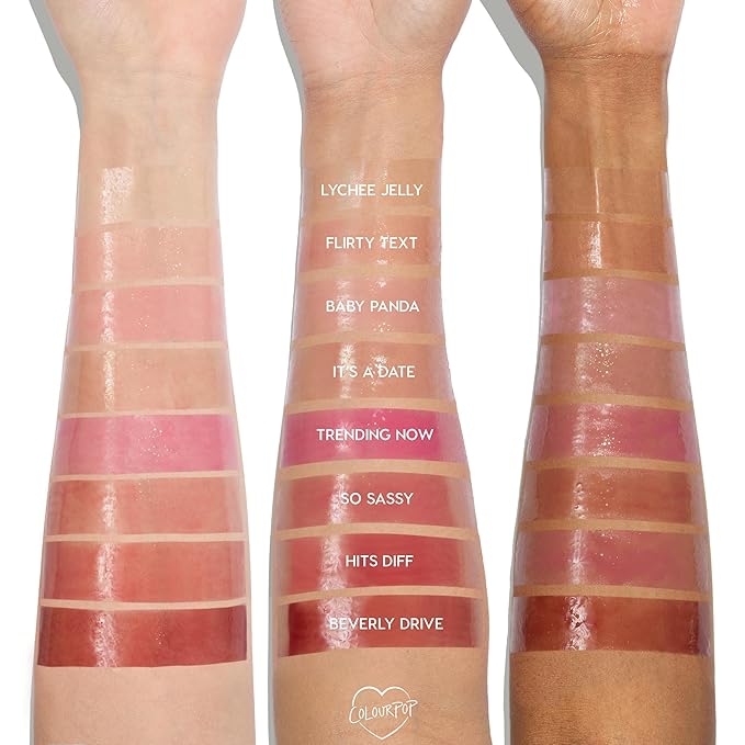 ColourPop So Juicy Plumping Glossy Lip Oil - Hydrating & Plumping Lip Oil with a Sheer Wash of Non-Sticky Color - Infused with Peptides, Ceramides & Ginger - Hits Diff (0.29)