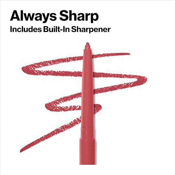 REVLON Lip Liner, Colorstay Lip Makeup with Built-in-Sharpener, Lip 01 oz