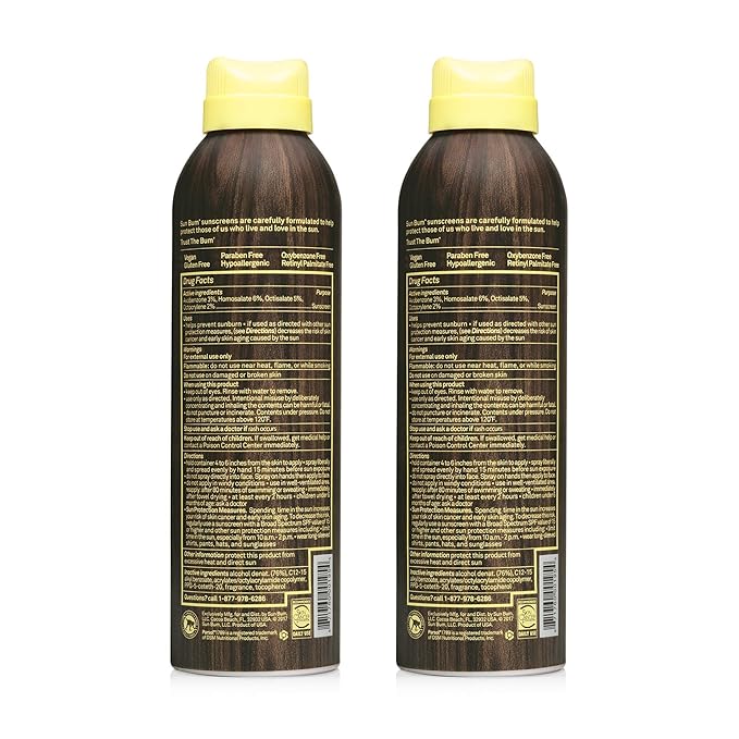 Sun Bum Sun Bum Original Spf 15 Sunscreen Spray Vegan and Reef Friendly (octinoxate & Oxybenzone Free) Broad Spectrum Moisturizing Uva/uvb Sunscreen With Vitamin E 2 Pack