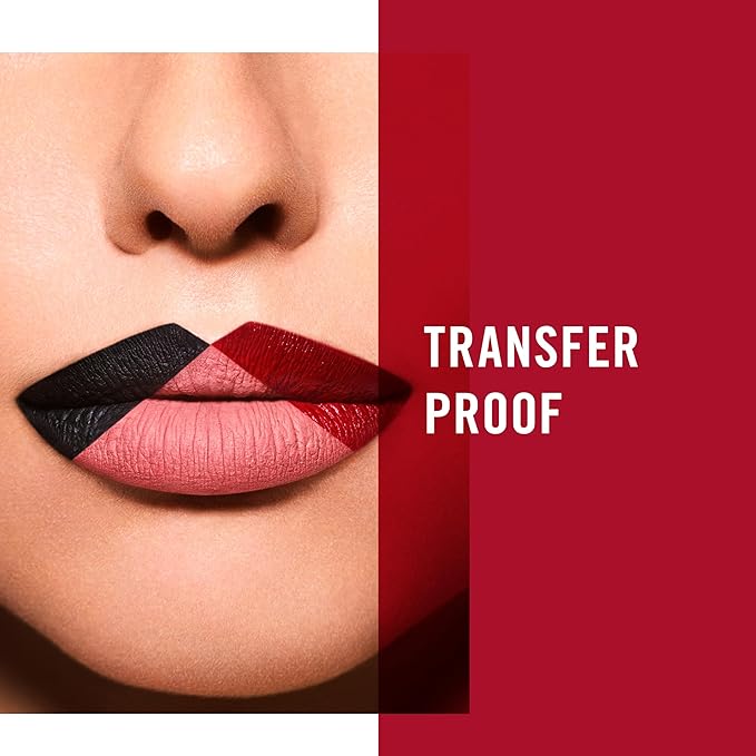 Rimmel London Provocalips 16hr Kiss-Proof Lip Color - Two-Step Liquid Lipstick to Lock in Color and Shine - 230 Kiss Fatal, .14 fl.oz.