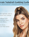 Ardell Seamless Underlash Lash Extensions Kit - DIY Lash Clusters, Faux Mink D-Curl, Natural Look Eyelash Extension, 32 Count, 1-Pack