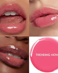ColourPop So Juicy Plumping Glossy Lip Oil - Hydrating & Plumping Lip Oil with a Sheer Wash of Non-Sticky Color - Infused with Peptides, Ceramides & Ginger - Trending Now (0.29)