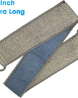 Loofah Back Scrubber, 50 Inch Extra Long Natural Flax Exfoliating Back Scrubber for Shower for Men Women, Deep Clean & Invigorate Your Skin