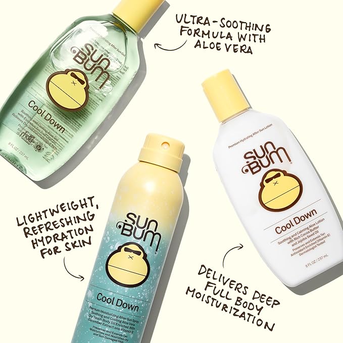 Sun Bum Cool Down Hydrating After Sun, 6 oz - After Sun Spray (2 Pack)