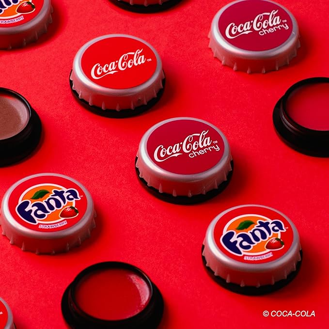 Lip Smacker Coca Cola Collection - Moisturizing, Soothing Coke Bottle Caps Trio