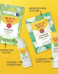 Burt's Bees Gentle Skin Care To-Go Set, Includes Cleanser, Towelettes, Lotion and Sheet Mask, Travel Size Facial Skin Care Products for Sensitive Skin, Natural Origin, 1 Gift Set