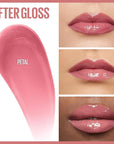 Maybelline Lifter Gloss, Hydrating Lip Gloss with Hyaluronic Acid, High Shine for Plumper Looking Lips, Petal, Warm Pink Neutral, 0.18 Ounce