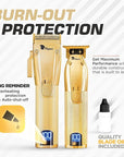 Fagaci Professional Hair Clippers for Men Set Turbo Power with Precise Cutting, Barber Clippers for Hair Cutting, Cordless Hair Clippers and Trimmers Set, Maquina de Cortar Cabello, Haircut Barber Kit