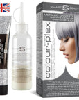 Metallic Graphite Gray Hair Dye Demi-Permanent, Grey Toner for Bleached Hair, Anti-Breakage Plex Hair Care, Vegan & Cruelty-Free, 100% Gray Coverage, Silver Hair Color by Smart Beauty