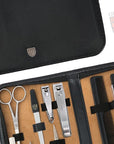 3 Swords Germany - brand quality 12 piece manicure pedicure grooming kit set for professional finger & toe nail care scissors clipper fashion leather case in gift box, Made by 3 Swords (00798)
