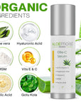 Elite Vitamin C Serum for Face with Hyaluronic Acid, Pure Aloe Vera Gel, Vitamin E Oil: Anti Aging Skin Firming Serum, Pore Minimizer & Dark Spot Corrector for Face (.5 fl oz.)
