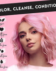 Color Lux Color Cleansing Conditioner, Silver, 3-in-1 Color Depositing Formula, Vegan, Sulfate-Free, Paraben-Free, 8.25 oz