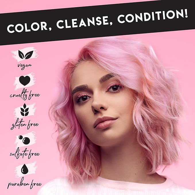 Color Lux Color Cleansing Conditioner, Silver, 3-in-1 Color Depositing Formula, Vegan, Sulfate-Free, Paraben-Free, 8.25 oz