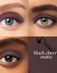 Julep Eyeshadow 101 Cream-to-Powder Waterproof Shadow Stick – Black Cherry Matte – Long-Lasting, Crease-Proof, Rich Toned Burgundy Matte Cream Eyeshadow with Built-in Smudger