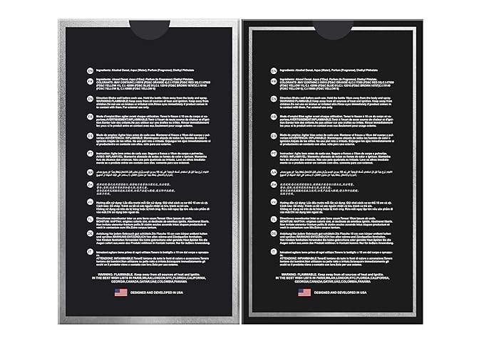 Hybrid & Company Mens 2 Pcs Crisp Eau De Toilette Vaporisateur Natural Spray