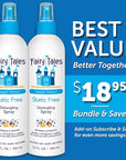 Fairy Tales Tangle Tamer Static Free Detangling Spray - Detangler Spray for Kids - Paraben Free, Sulfate Free, Gluten Free, Nut Free - 12 oz (2 pack)