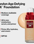 Revlon Age Defying 3X Makeup Foundation, Firming, Lifting fl oz