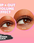 COVERGIRL Clean Fresh Yummy Gloss - My Strawbooty + Eye Enhancer, Intense Black, 3D Mascara